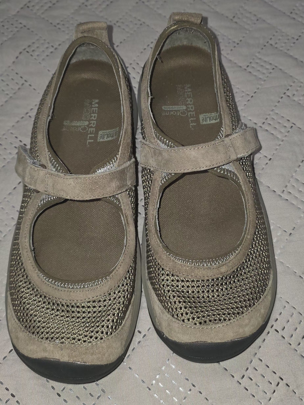 Merrell Women's Taupe Mary Jane Casual Shoe